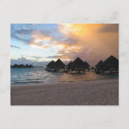 Bora Bora sunrise Briefkaart