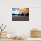 Bora Bora sunrise Poster (Keuken)