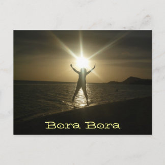 Bora Bora Sunset Briefkaart