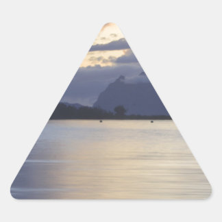 Bora Bora Sunset.JPG Driehoek Sticker