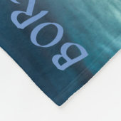 Bora Bora Sunset over de oceaan Fleece Deken (Hoek)