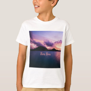 Bora Bora Suset Island Beach T-shirt
