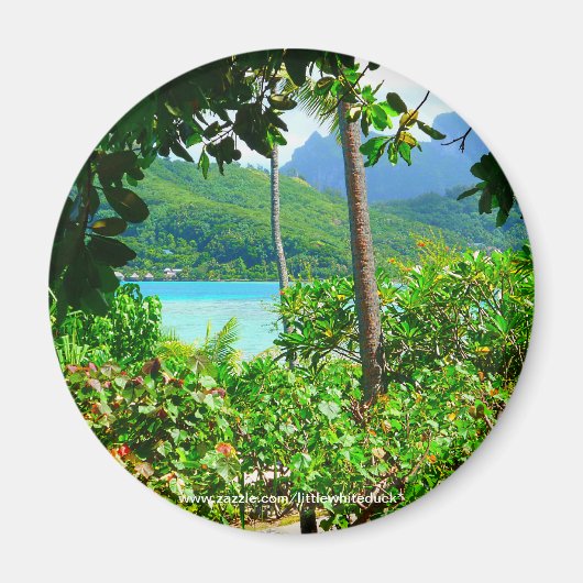 Bora Bora, Tahiti - Koelkastmagneet Magneet (Voorkant)