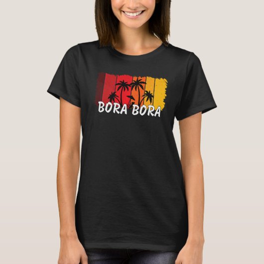 Bora Bora Tahiti Souvenirs   T-shirt (Voorkant)