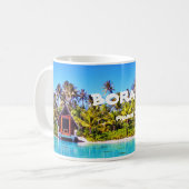 Bora Bora Wedding Chapel Drinkware Koffiemok (Voorkant links)