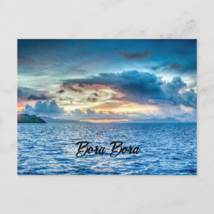 Bora Bora, Zuid-Pacifisch eiland Briefkaart