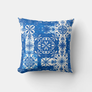 Boracay Blauw Kussen