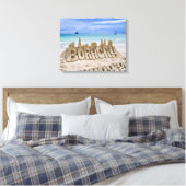 Boracay, Filipijnen, strand en Zee Uitzicht Canvas Afdruk (Insitu (Slaapkamer))