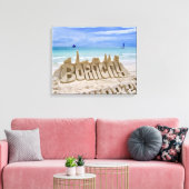 Boracay, Filipijnen, strand en Zee Uitzicht Canvas Afdruk (Insitu (Woonkamer))