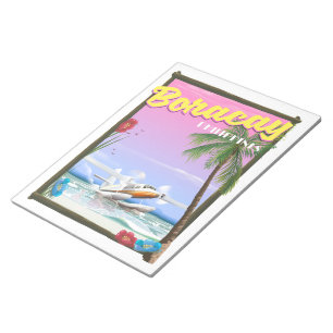 Boracay Filippijnse strandreisposter Notitieblok