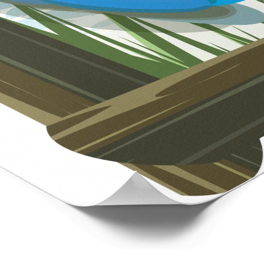 Boracay Filippijnse strandreisposter Poster (Hoek)