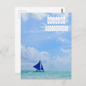 Boracay Paraw Sailing Briefkaart (Voorkant / Achterkant)