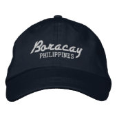 Boracay Philippines Casquette de baseball brodé (Devant)