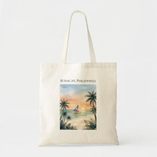Boracay Sunset Beach Filipijnen Tote Bag