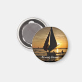 Boracay Sunset Magnet Magneet (Voorkant / Achterkant)