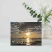 boracay surf sunset briefkaart (Staand voorkant)