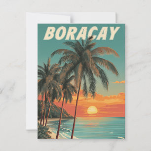 Boracay vintage briefkaart