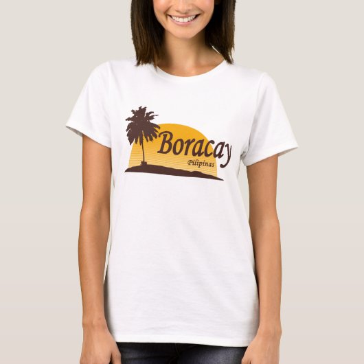 Boracay White T-shirt (Voorkant)
