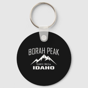 Borah Peak Idaho Klimmen Summit Club Outdoor Avont Sleutelhanger