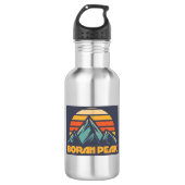 Borah Peak Retro Turquoise Waterfles (Voorkant)
