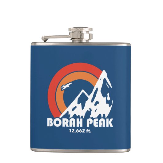 Borah Peak Sun Eagle Heupfles (Voorkant)