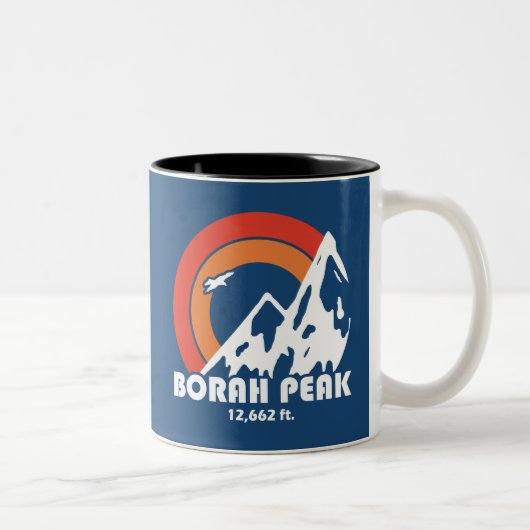 Borah Peak Zon Adelaar Tweekleurige Koffiemok (Rechts)