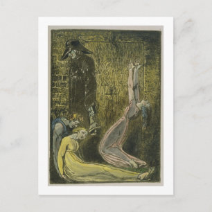 Bord 13 uit "Europa. A Prophecy', 1794 (relief e Briefkaart