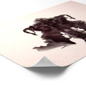 Bord 4 van de Rorschach-testinkt Poster (Hoek)