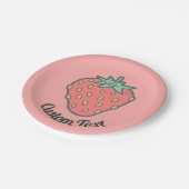 Bord aardbeienpictogram (Gekanteld)