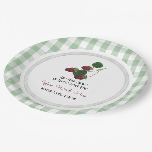 Bord aardbeipapier (Gekanteld)