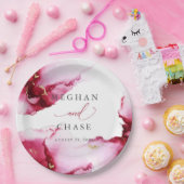 Bord abstract Crimson Raspberry Red Paper (Feest)