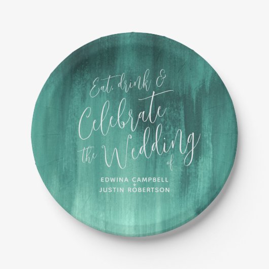 Bord abstract maragingpapier voor bruiloft (Voorkant)