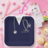 Bord Afstuderen van verpleegkundigen op school (Feest)