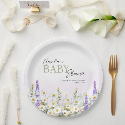 Bord baby shower papier (Huwelijk)