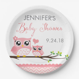 Bord Baby shower   Roze Chevron Girl