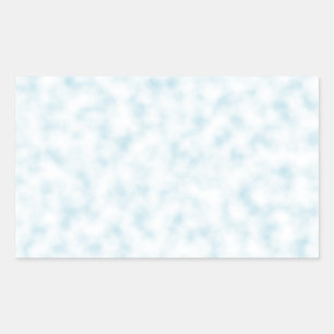Bord Blauw en Wit Abstract Wolkenpatroon Rechthoekige Sticker
