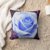 Bord Blauw Roos Gooi kussen (Deken)