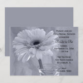 Bord Blue Tinted Daisy Vrijgezellenfeest Kaart (Voorkant / Achterkant)