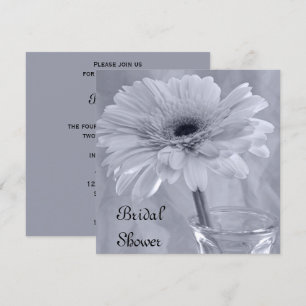 Bord Blue Tinted Daisy Vrijgezellenfeest Kaart