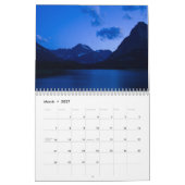Bord de calendrier de crépuscule de nuit (Mar 2027)