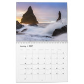 Bord de calendrier de crépuscule de nuit (Jan 2027)
