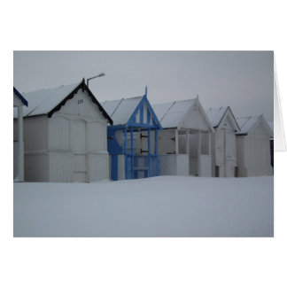 Bord de la mer d'hiver