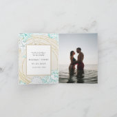 bord de mer côte Photo Changer de date Invitation (Intérieur)