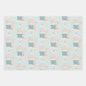 Bord de mer côtier Feuilles papier d'enveloppement (Devant)