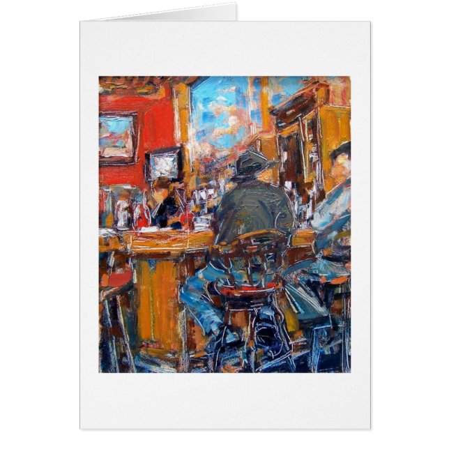 "Bord de mer de café" par Linda Mitchell (Devant)