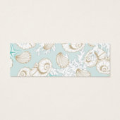 bord de mer élégant mariage Website Card (Dos)