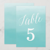 Bord de mer | Numéros de table (Devant / Derrière)