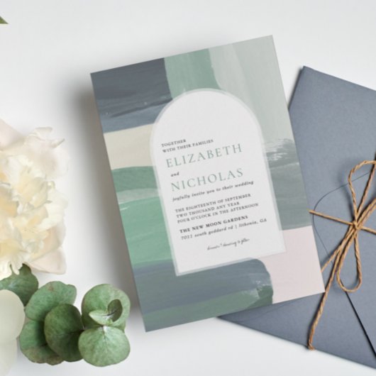 Bord de mer Ocean Glass | Boho Faire-part de maria