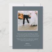 Bord de mer Ocean Glass | Merci photo Mariage (Dos)