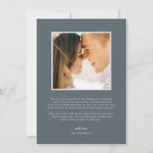 Bord de mer Ocean Glass | Merci photo Mariage (Dos)